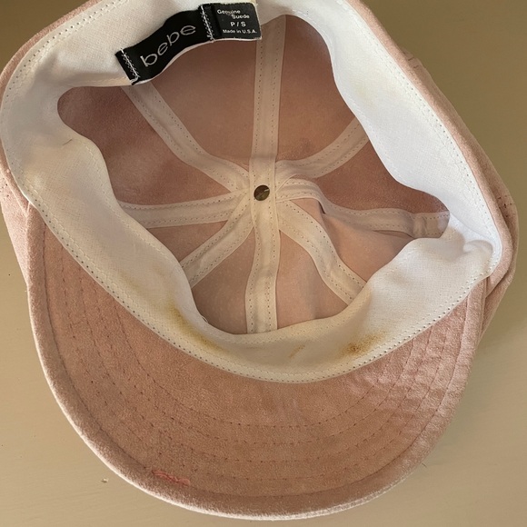 bebe Conductor Hat, Genuine Suede P/S Made in US, Vintage, - Picture 4 of 5